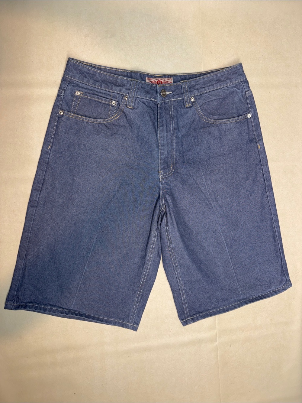 Men's Denim Jean Shorts - Relaxed Blue Summer Staple